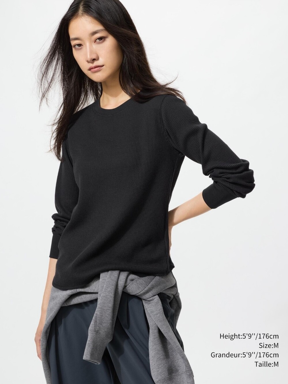 Uniqlo Waffle T-shirt Long Sleeve